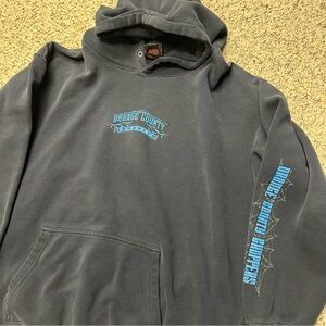 Vintage Orange County Choppers Hoodie Size XL Sweatshirt Sleeve/Back Print USA